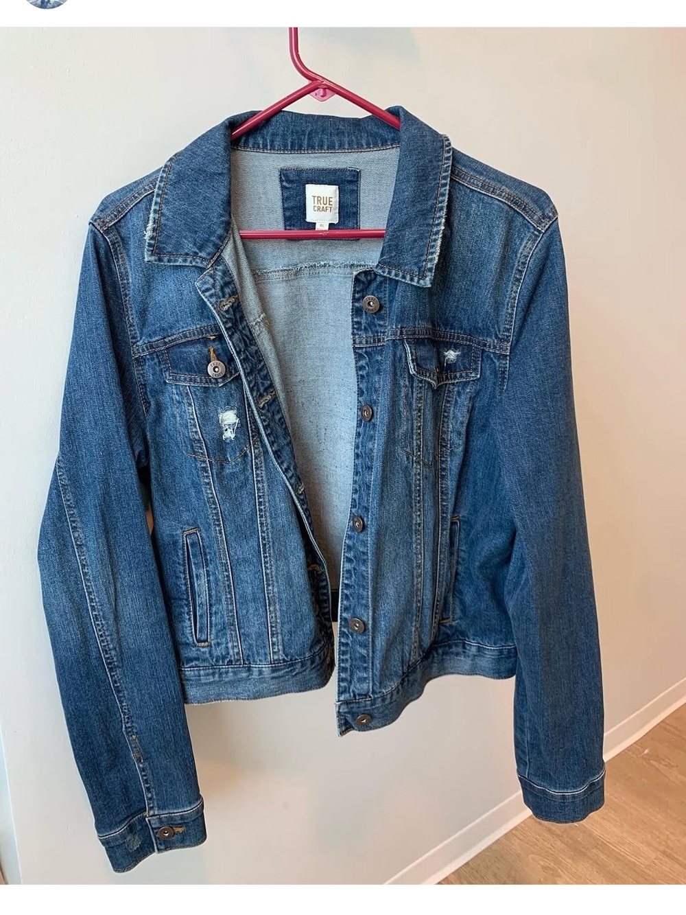 Georgia Tech Hand-Painted Denim Jacket with the Reck - Picture 2 of 2